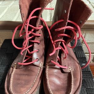 Seavees brown leather boots women’s 7.5